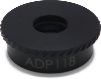 1/2 inch screw in microphone adapter for cal1250.  the cal200 and cal150 adapters for 3/8 inch mics (adp031), 1/4 inch mics (adp109) and 1/8 inch mics (adp095) can be used with the adp118.